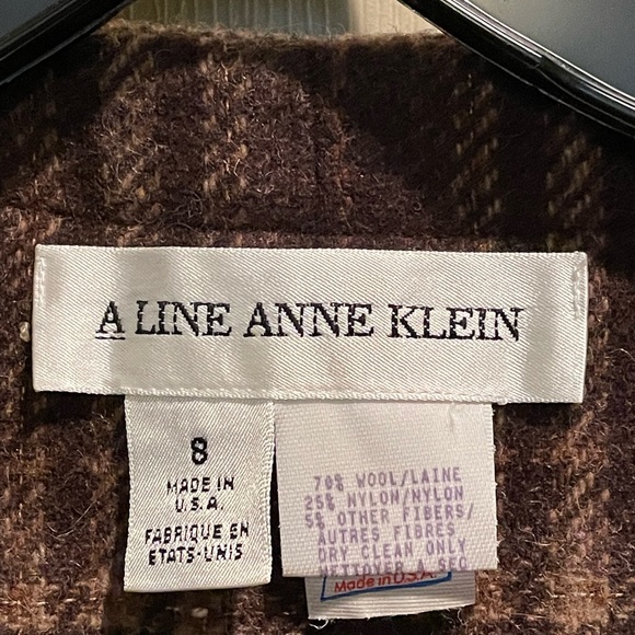 A Line Anne Klein Reversible Vest Herringbone/Plaid - Picture 10 of 12